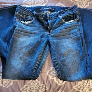 Comfy stretchy American Eagle jeans, skinny, 12